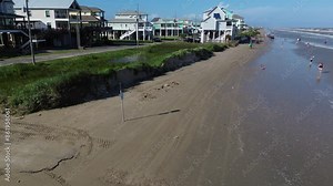 Crystal Beach on Bolivar Peninsula near Galveston, Texas