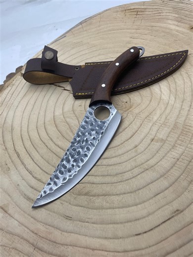 Hand Forged Viking Boning Knife: Full Tang Chef Knife With Sheath - Etsy