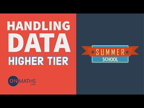 Handling Data - Exam Walkthrough - GCSE Maths - Summer School - Onmaths