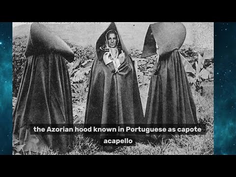 Vintage Photos of Portuguese Women from the Azores in Their Traditional Hooded Capes