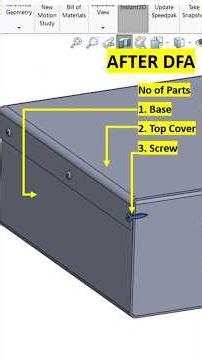 Design for Assembly (DFA) Explained in 2 Min