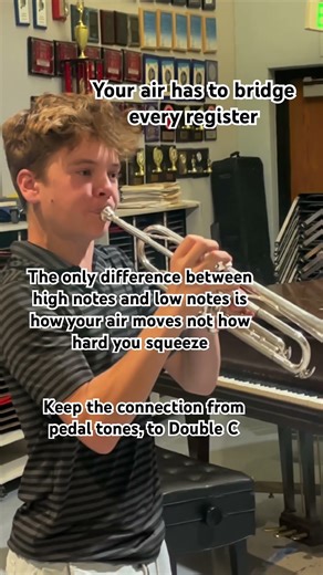 From Pedal Tones to Double C 😳 – It’s All in the AIR! #leadtrumpet #highnotes #tips