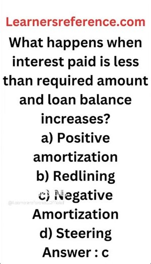 Definition of negative amortization #362
