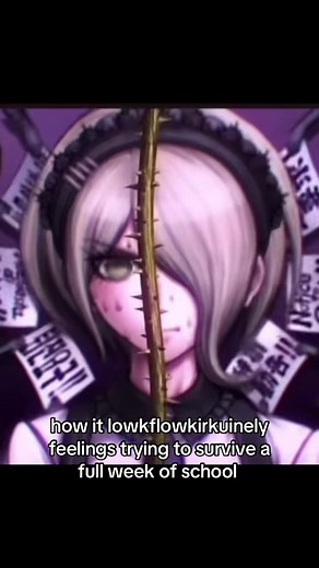 flashlight lights tw sort of // how it lowkflowkirkuinely feelings trying to survive a full week of school danganronpa (this is a joke.) #danganronpa #exucution #fyp #reletable #danganronpaexcecution kirumi tojo the ultimate maid was punished after killing a short depressed guy