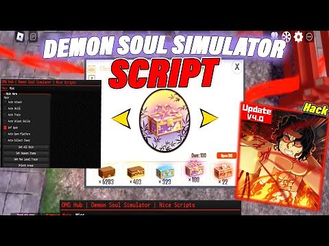Demon Soul Simulator Script / Hack GUI | Auto Farm, Infinite Souls, Get All Skins & More
