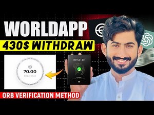 Worldcoin App ORB Verification Method || WorldApp Earning Process || World Coin Withdrawal