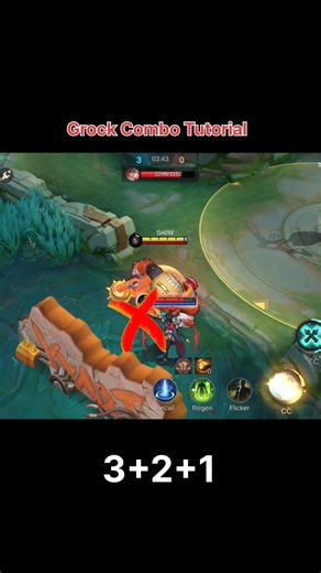 Grock Combo Tutorial | tip and tricks #mobilelegends #mlbb