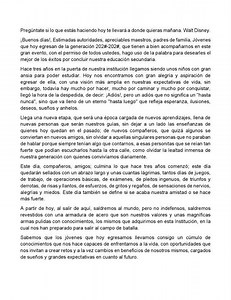 CREA / 🎓 Discurso de Despedida – Generación 202#-202# #clases #educaciónsecundaria #escuela