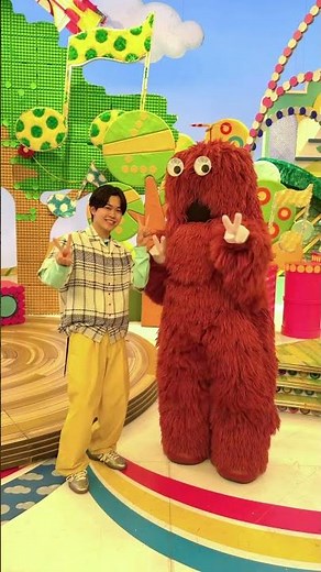 BS Gachamuku at 7:30 AM tomorrow! Friends with Fuku-kun! Thanks for dancing with us! #Mukku #Fuku...