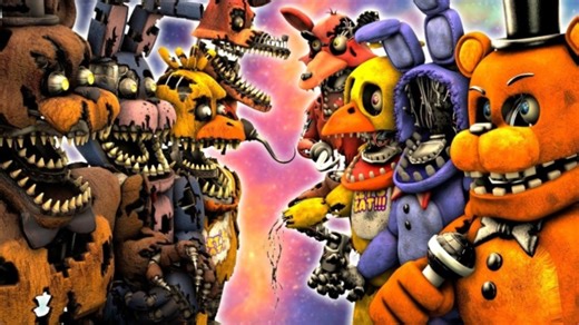 [SFM FNaF] Nightmare VR vs Withered