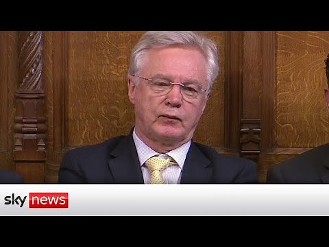 David Davis tells the PM: 'In the name of God, go'