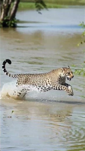 Fight for survival Jaguar vs Gator #wildlife #animals