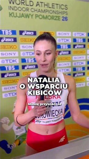 HALOWA WICEMISTRZYNI ŚWIATA NATALIA BUKOWIECKA O WSPARCIU KIBICÓW #SHORT