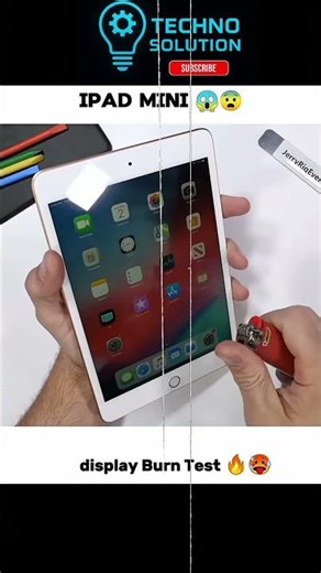 iPad mini: display durability test 💥🛡️ #tablet #screen #durability #technology #HARXTECH