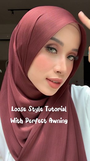 Tutorial Shawl Satin Loose Style And Confirm