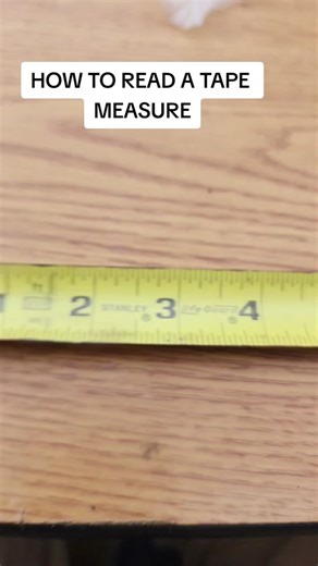 How to Read a Tape Measure Easily