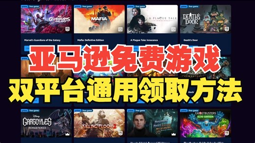 亚马逊11月送出N多免费游戏，Epic与GOG双平台通用领取教程方法演示教学！