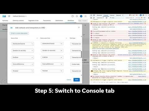 Extract & Export Qualtrics Add Contacts and Transactions to XMD Task Field Mappings to CSV | Guide