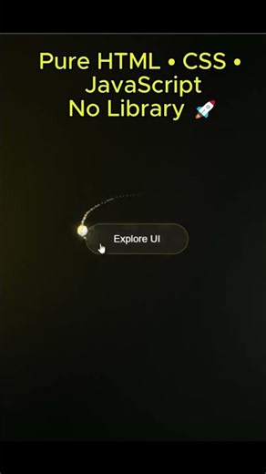 Advanced Cursor Animation 💎 Smooth + Magnetic UI (HTML CSS JS)