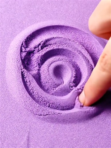 Pressing finger on satisfying sand #asmr #satisfyingvideo