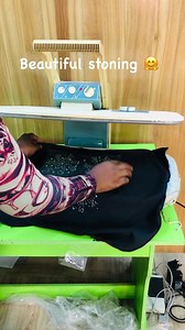 Steam press stoning machine SUPER HOT 🔥🔥🔥 85k | Doch sewing machine