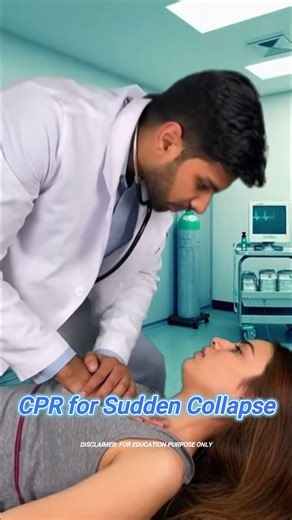 CPR for Sudden Collapse | 10 Sec Training #CollapseHelp #ActFast