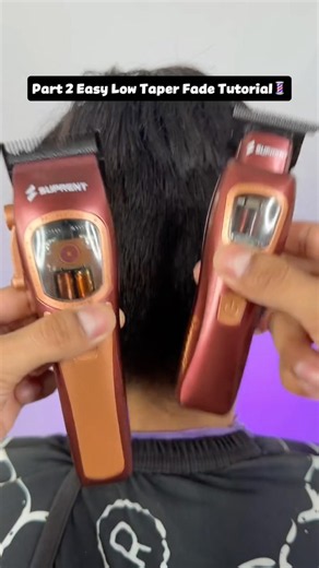 The EASIEST Low Taper Fade Tutorial 💈✨ PART 2 📚🎓