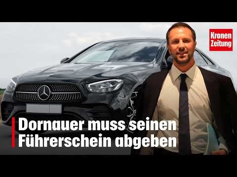 Dornauer has to surrender his driver's license | krone.tv NEWS