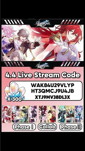 Honkai: Star Rail 4.4 banners and CODE are LOCKED IN 🔥Follow for instant livestream codes & guides!