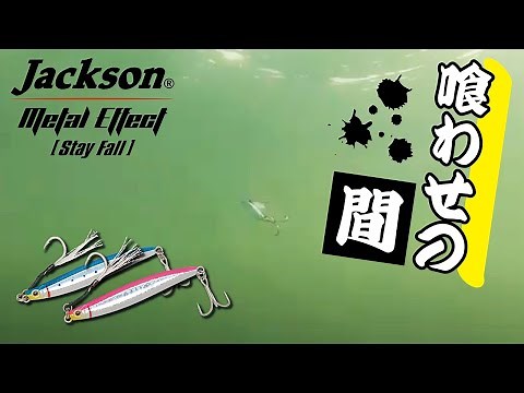 メタルエフェクトステイフォール水中ルアーアクション【ジャクソン】