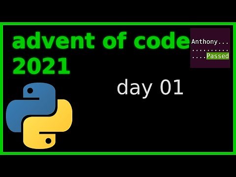 2021 advent of code - day 01 solutions