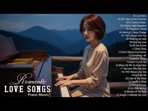 200 Most Famous Beautiful Piano Love Songs 80's - The Best Relaxing Instrumental Love Songs Ever