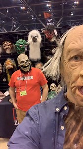 Always fun getting into character with Zagone Masks and Costumes. #masks #zagonestudios #maskman #deathmask #beastchest #oldmanmask #supersoftlatex #movingmouthmasks | Zagone Studios, LLC
