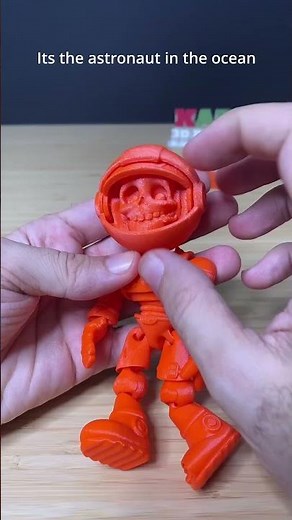 3D Printed flexi astronaut - DesignID
