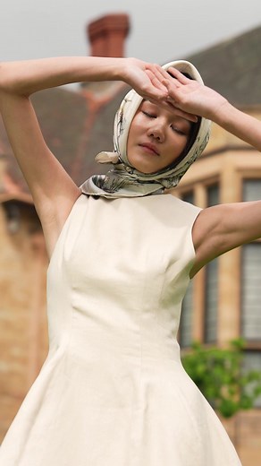 Moments in time | Our silk scarves reflect on the Paolo Sebastian journey. With designs inspired by five of our iconic couture collections. | Paolo Sebastian