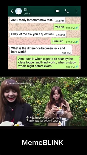 Smart Student 😅 #blackpink #blackpinkmemes #blackpinkfunnymemes #blackpinkfunnymoments