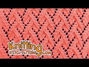 HowToKnit Grapevine stitch | Lace Knitting
