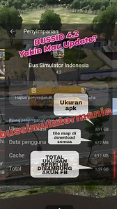 Bussid 4.2 Yakin Mau update? #bussimulatorindonesia #bussid #bussidupdate | Bus Simulator Mania