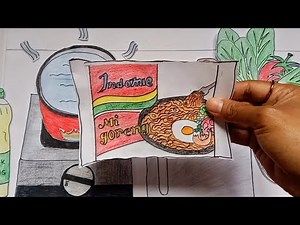 [👑Paper DIY👑] MEMASAK MIE GORENG 🍜 | mainan kertas | paper craft | paper play