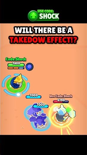 Will Legendary Skin Shadow Have Takedown Effect!?? #brawlstars #cosmicshock