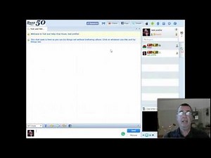 How to use the Buzz50 chat rooms