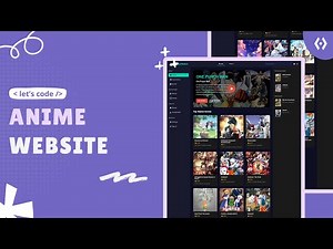 Build an Anime Streaming Website | HTML CSS JavaScript Project for Beginners 2025