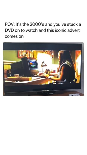 Iconic Adverts of all Time on Instagram: "If you love ads like this, Follow @iconiq.ads ❤️ so you don’t miss the next one, also check the link in my bio — I save the good stuff there. 😉 There was a very specific kind of excitement that came with sliding a disc into the player and hearing that initial whir of the machine. Before the movie even started, you were greeted by a lineup of trailers and public service announcements that became just as memorable as the films themselves. The 2000s were t