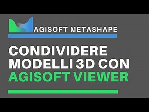 Condividi modelli con Agisoft Viewer