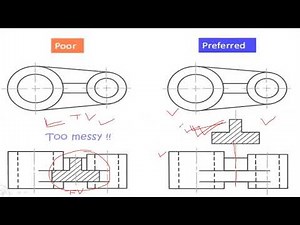 Removed Section View (Machine Drawing Subject Unit-1 Section View