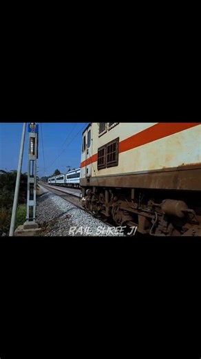 Vande Bharat Express V/S WAP7 LLT Express High Speed Dangerous Train Crossing At 130KMPH 🔥 #shorts