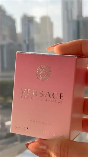 Unboxing - VERSACE 🎀 mini bright crystal 💎 #asmr #unboxing #miniperfume