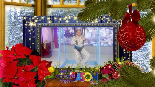 Most channels have Yule Logs going today, but we have something better. Please enjoy Baby Bjorn in his Baby Bjorn Bouncer on loop. Merry Christmas from every one on The Jason Show. ❤️🎄❤️ | The Jason Show