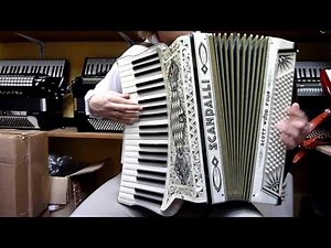 Scandalli Scott Wood Four 120 Bass Vintage Accordion