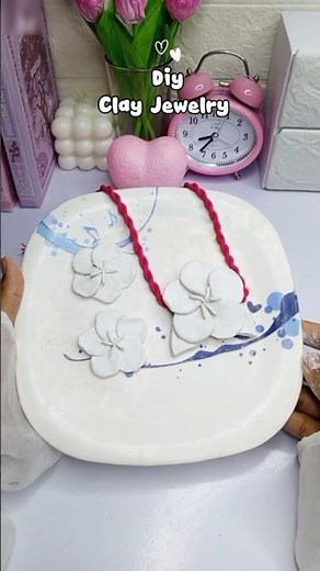 DIY Clay Jewelry Making Tutorial#diy #handmade #diyjewelry#shorts